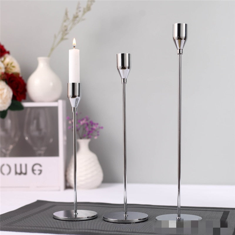 Metal Candle Stand for Home Decor