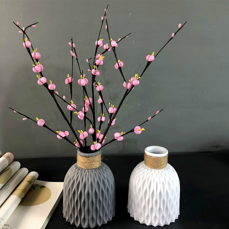 Plastic Flower Vase for Home Decor